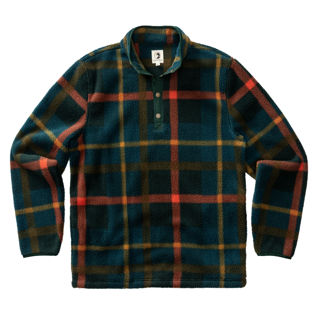 Duck Head Pineview Fleece 1/4 Snap Pullover: Pine Grove