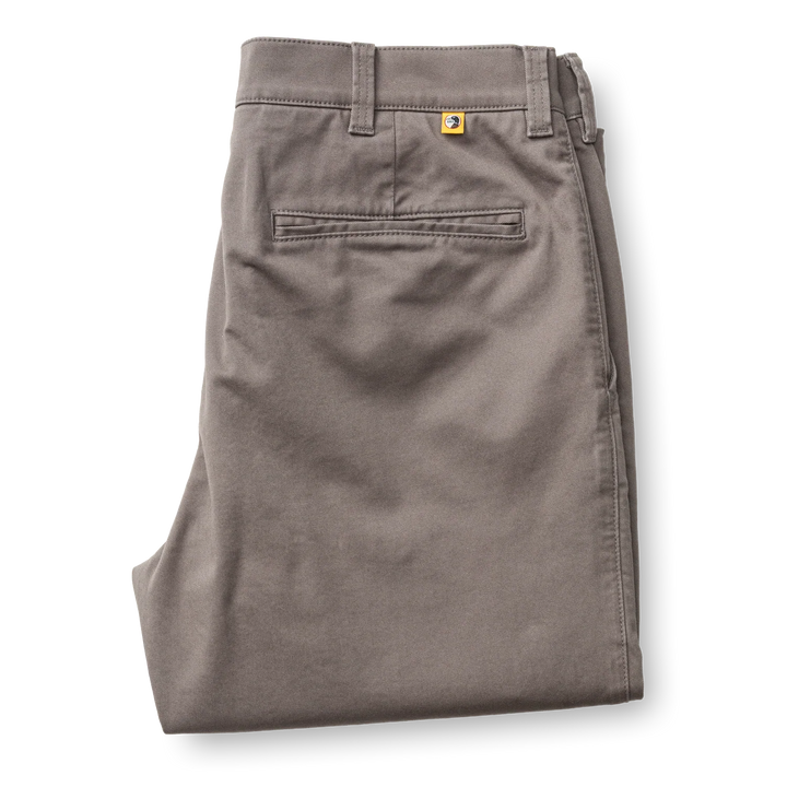 Duck Head Classic Fit Gold School Chino: Fossil Gray