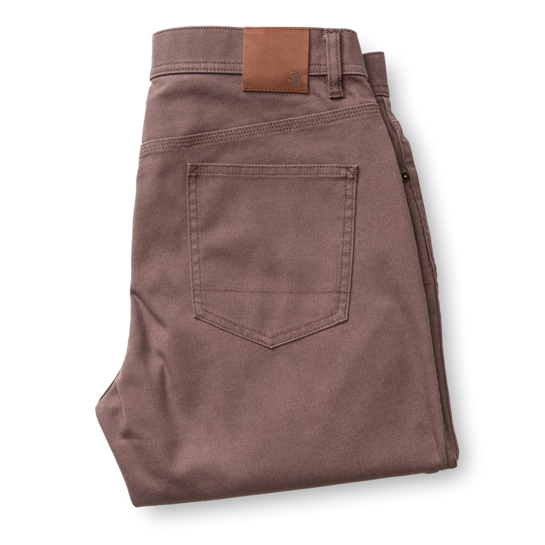 Duck Head Field Canvas Five-Pocket: Peppercorn