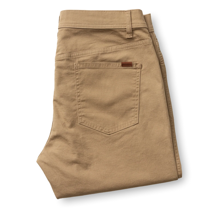 Duck Head Classic Fit Pinpoint Canvas Five-Pocket: Claystone