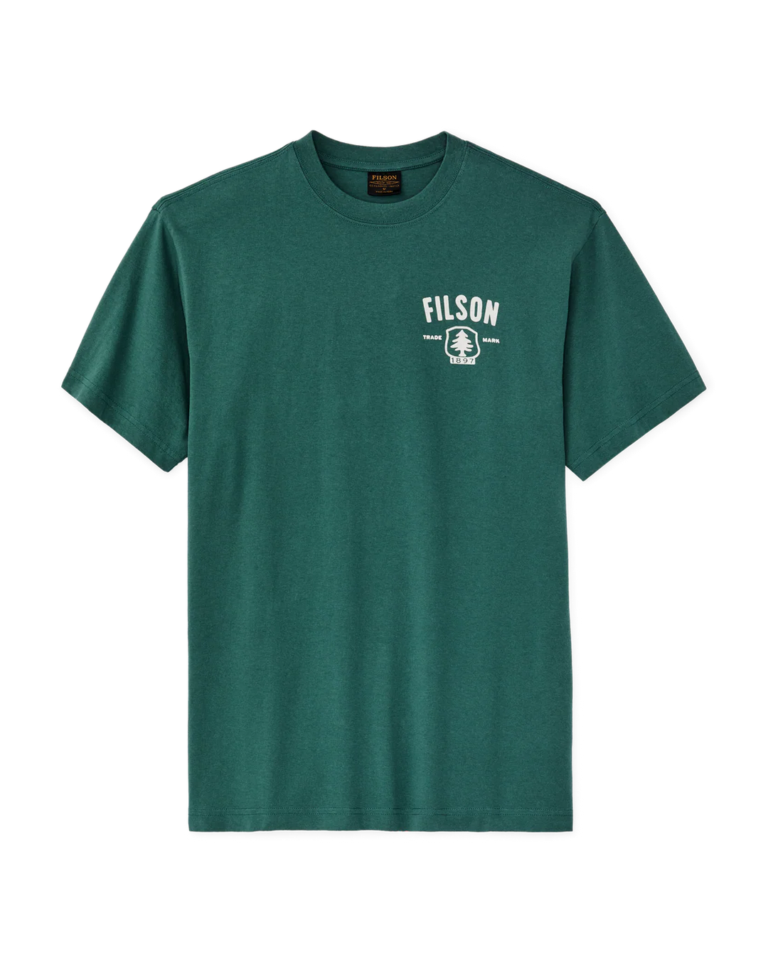 Filson Short Sleeve Forestry Graphic T-Shirt: Mallard Green