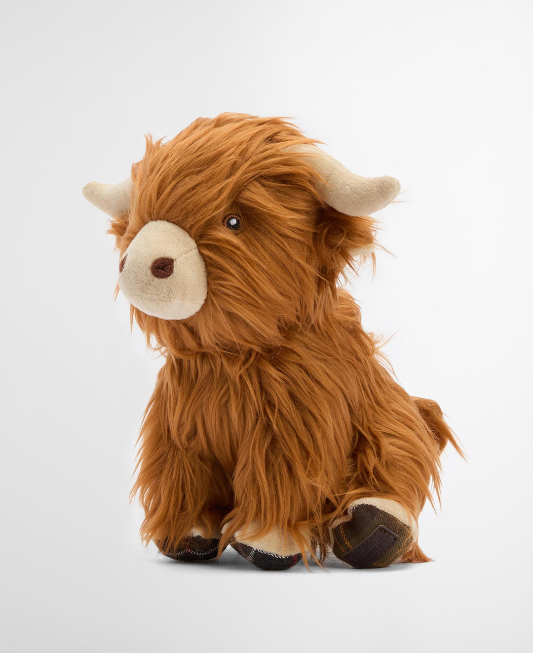 Barbour Highland Cow Dog Toy: Brown/Classic
