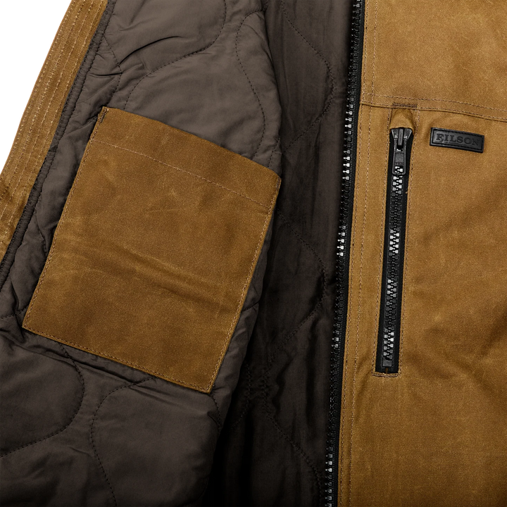 Filson Tin Cloth Primaloft® Jacket: Dark Tan