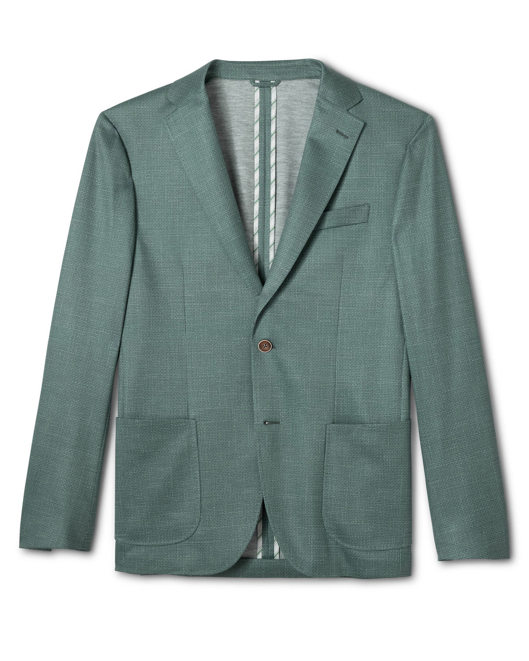 Johnnie O Solid Top Shelf Printed Knit Sport Coat: Mallard