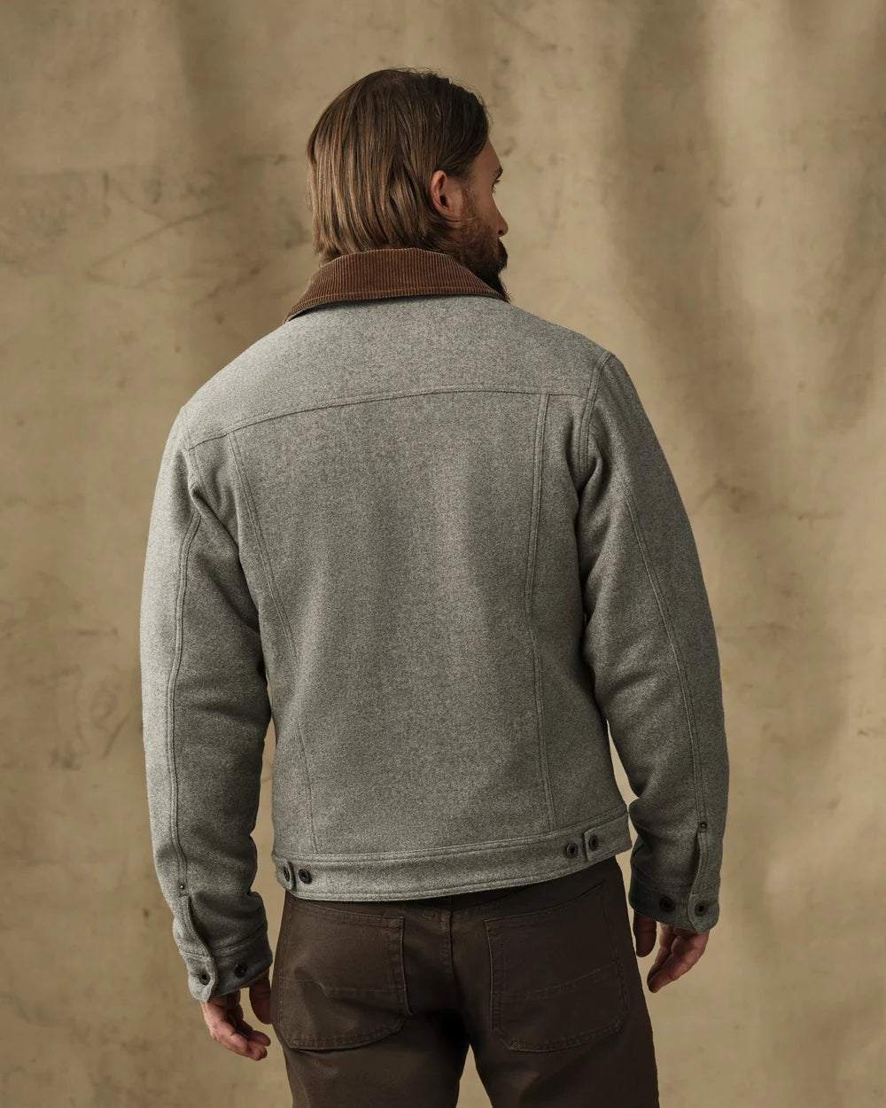 Filson Spokane Insulated Short Cruiser Jacket: Vintage Heather Gray