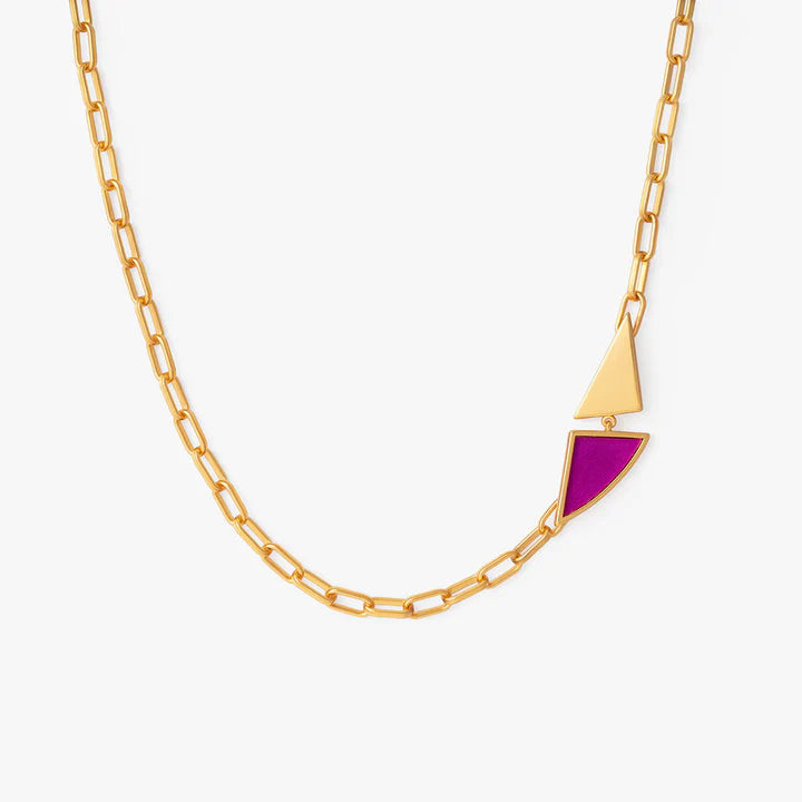 Brackish Eliana Triangle Necklace