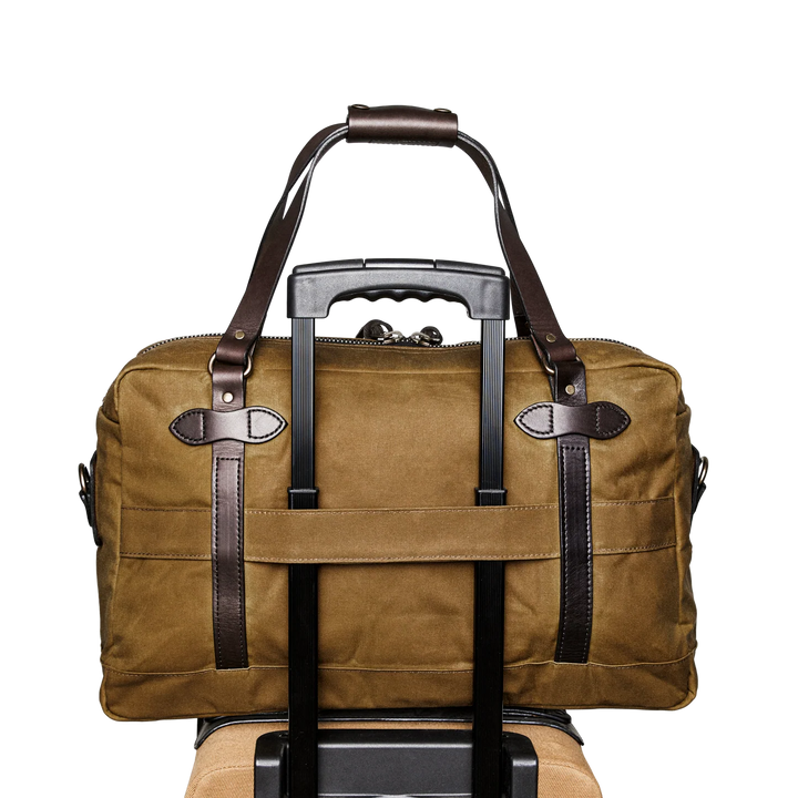 Filson 48 Hour Tin Cloth Duffle Bag: Dark Tan