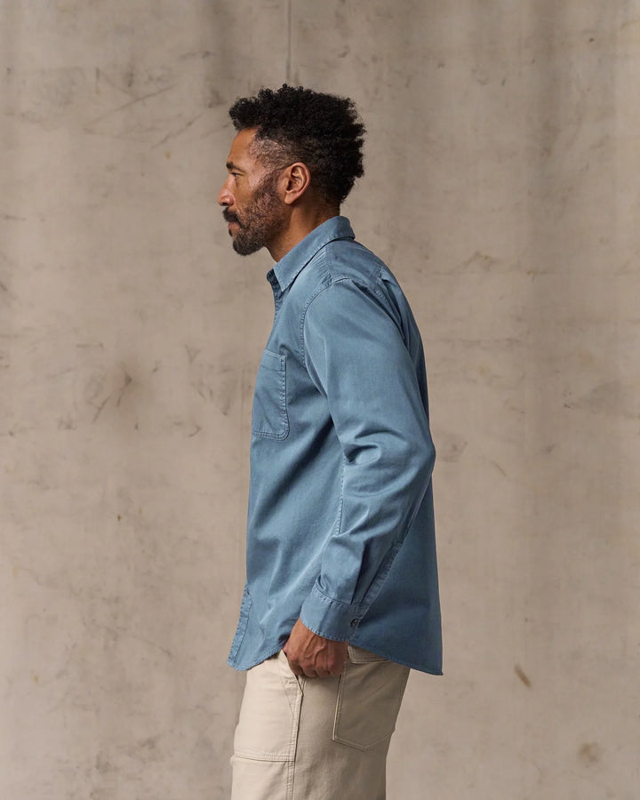 Filson 4.5-oz. Twill Shirt: Orion Blue