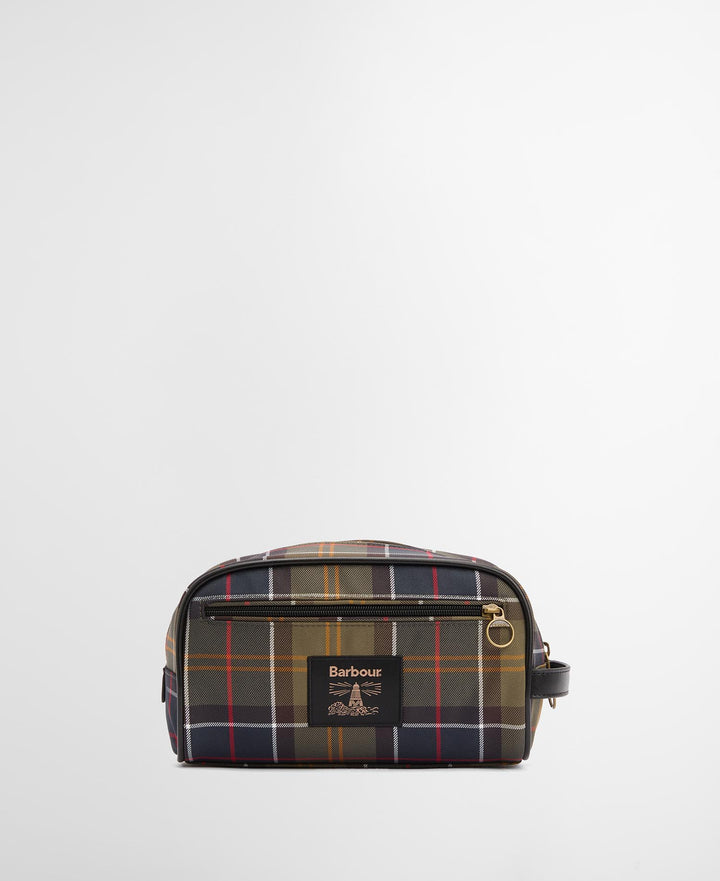 Barbour Tartan Washbag: Classic/Beacon