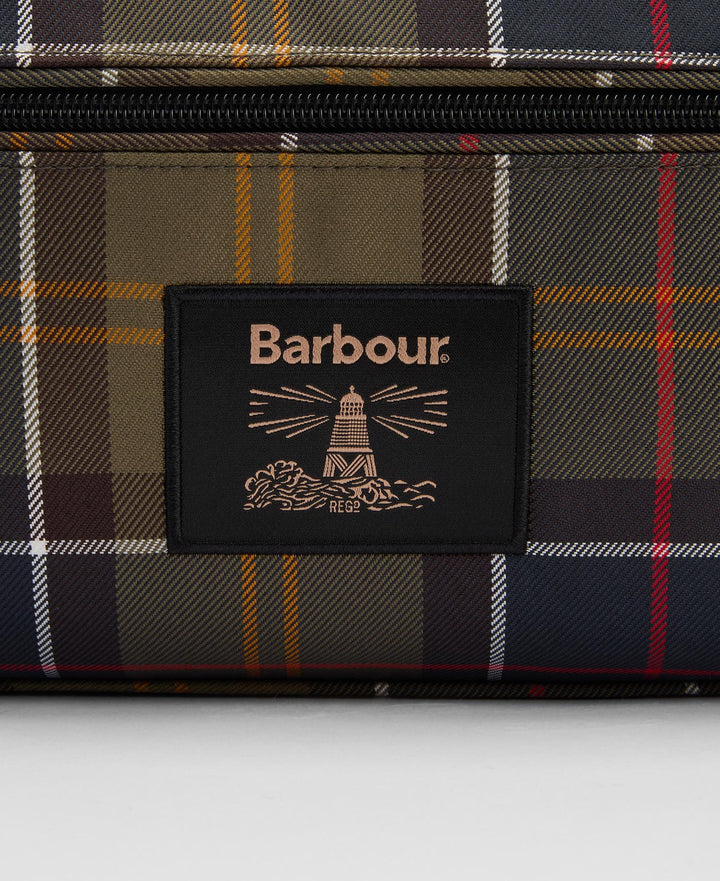 Barbour Tartan Washbag: Classic/Beacon