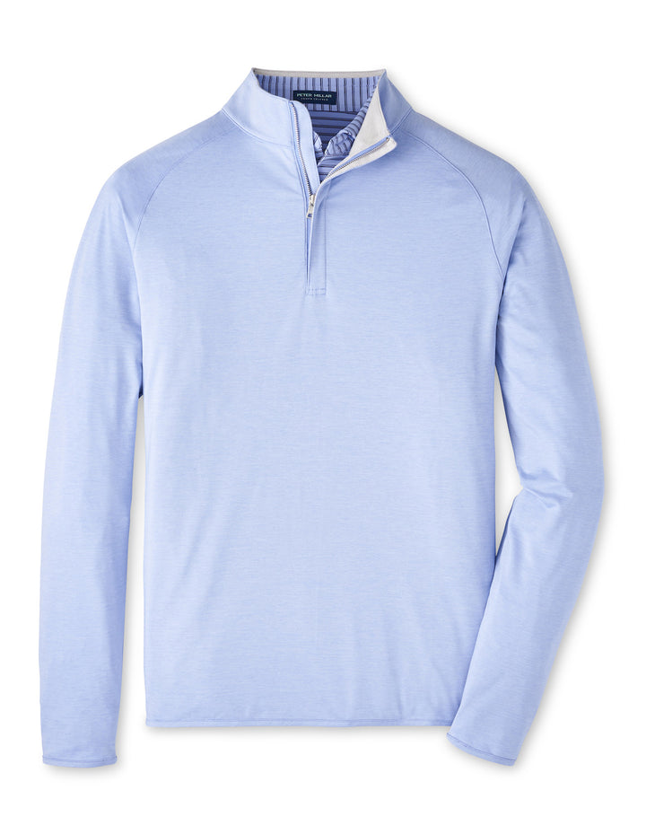 Peter Millar Stealth Performance Quarter-Zip: Wisteria