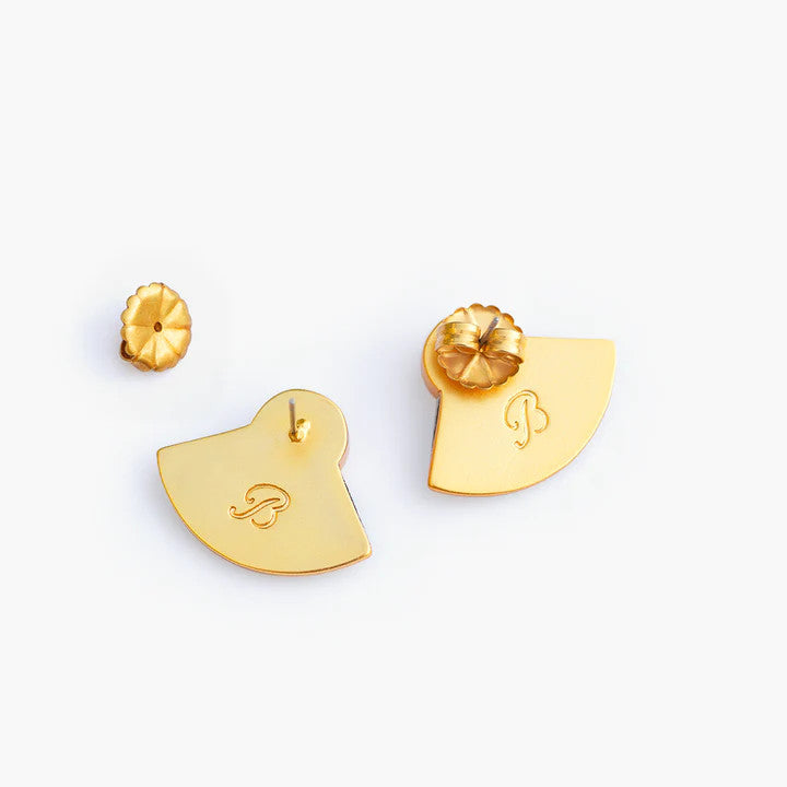 Brackish Stud Earring: Miltonia