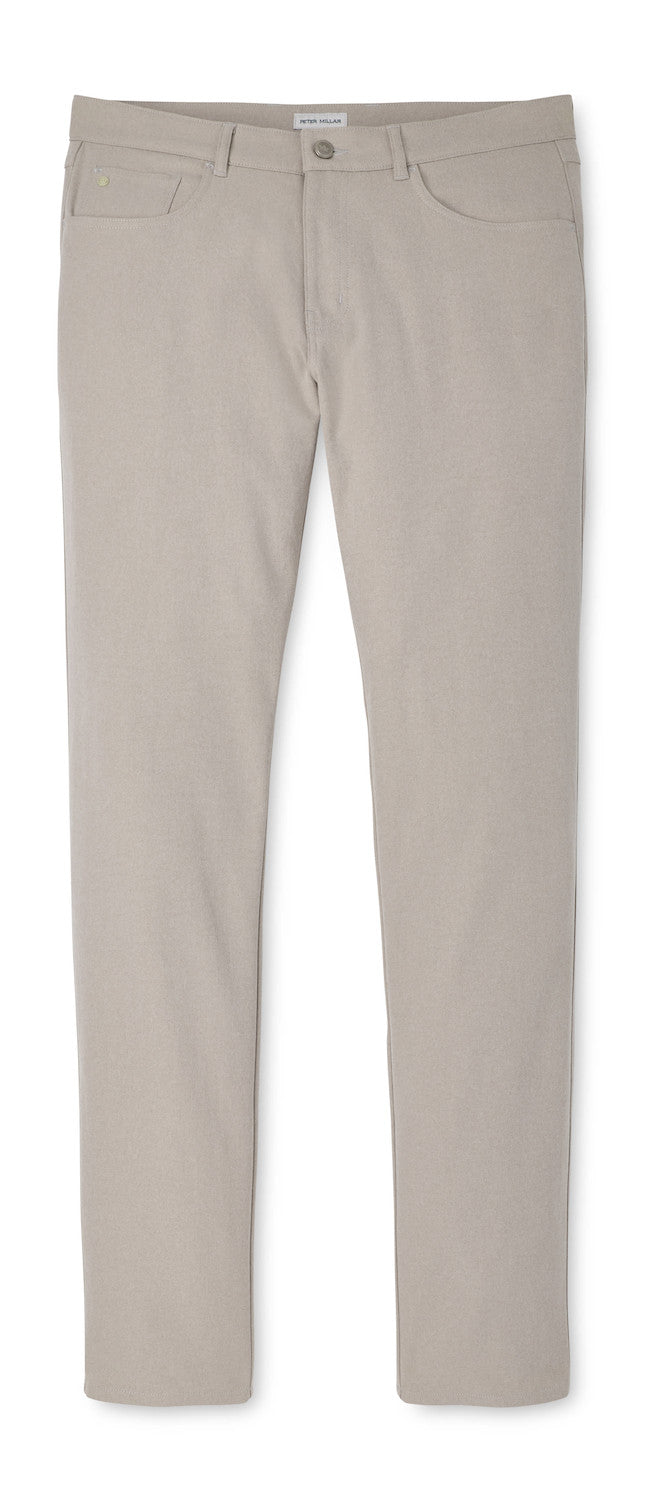 Peter Millar EB66 Mélange Performance Five-Pocket Pant: Sand