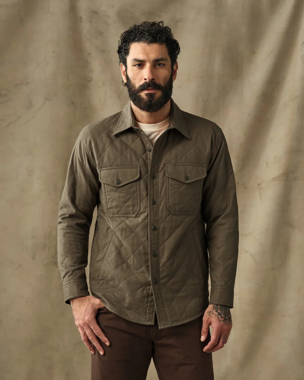 Filson Insulated Flannel Jac-Shirt: Field Olive