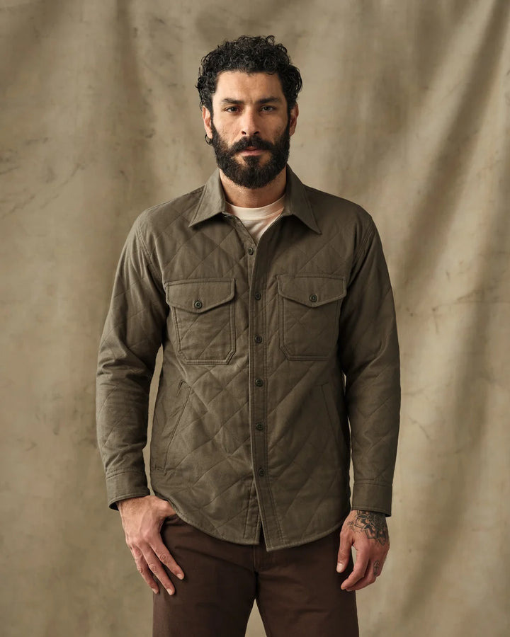 Filson Insulated Flannel Jac-Shirt: Field Olive