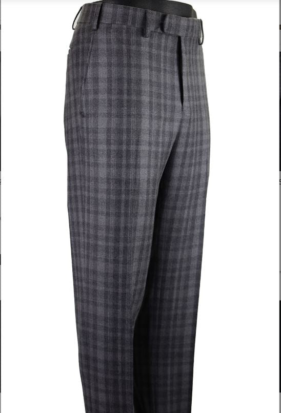 6 East by Ballin Check Ridge Dress Pant: Mid Grey