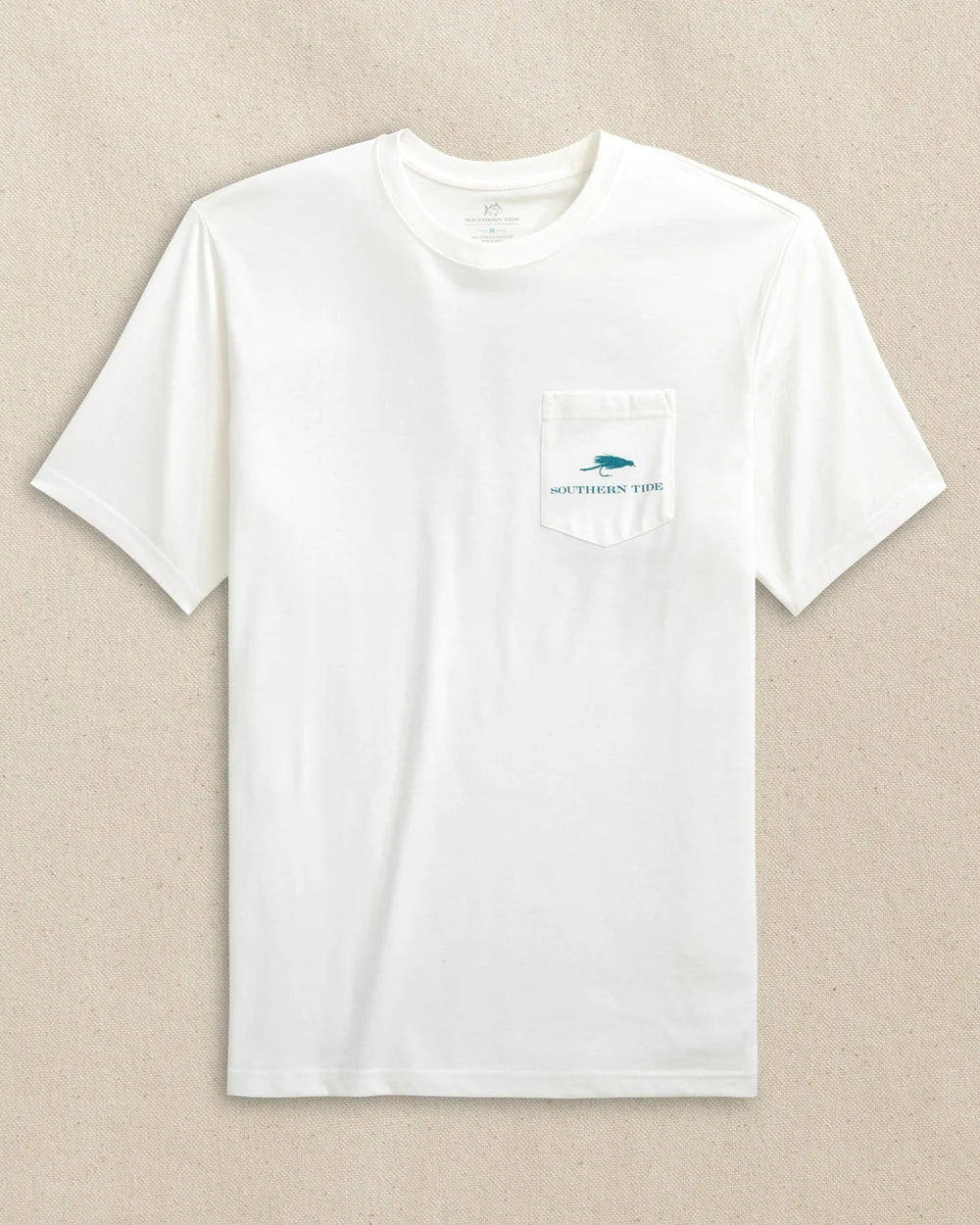 Southern Tide Fly Box T-Shirt: Classic White