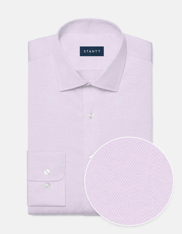 Stantt Wrinkle-Resistant Pink Dobby Sport Shirt