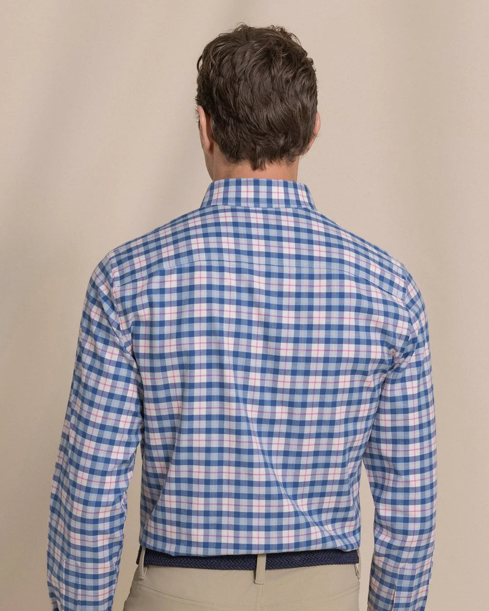 Southern Tide Forsyth Park Skipjack Sport Shirt: Nautical Blue