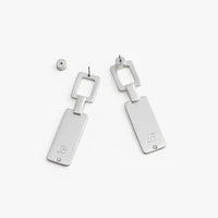 Brackish Drop Earring: Lightbourne Cay/Silver