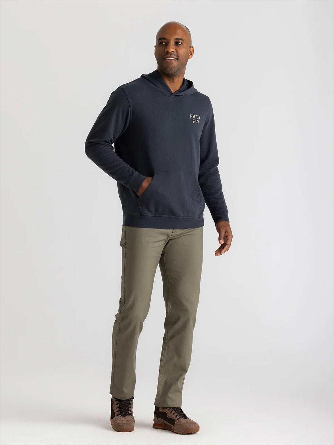 Free Fly Men's Gridback Fleece Jacket: Storm Cloud