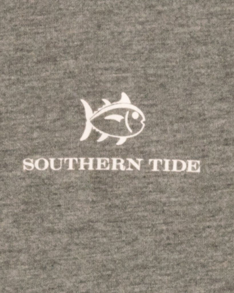 Southern Tide Full Sail Ahead Heathered T-shirt: Heather Gunmetal