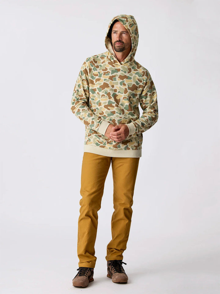 Free Fly Men's Bamboo Lightweight Fleece Hoodie: Vintage Camo