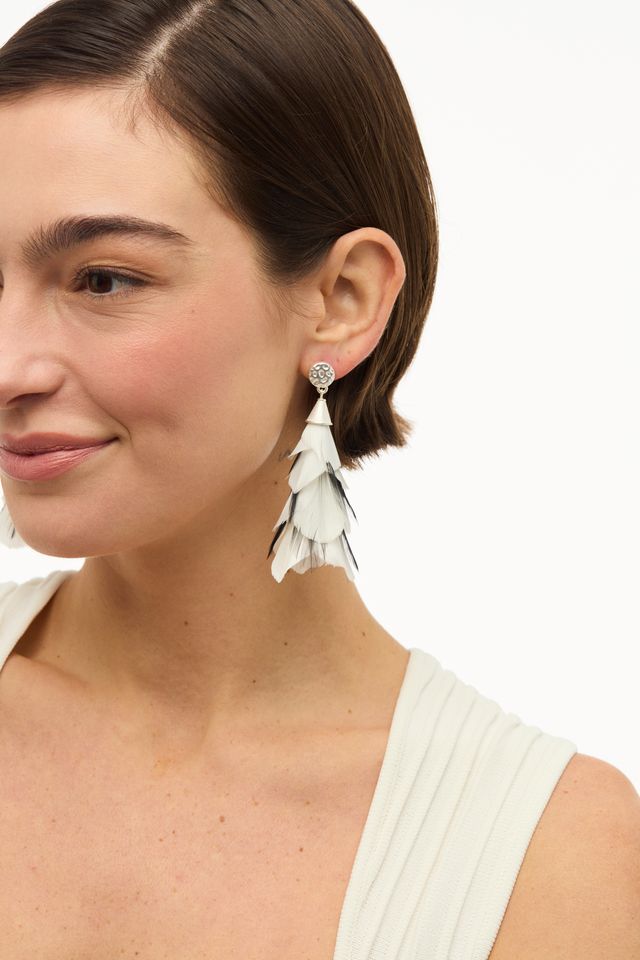 Brackish Angela Statement Earring: silver
