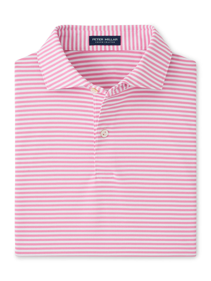 Peter Millar Crown Crafted Verse Performance Mesh Polo: Dogwood