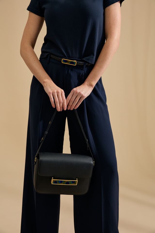 Brackish Oxford Handbag: Peacock