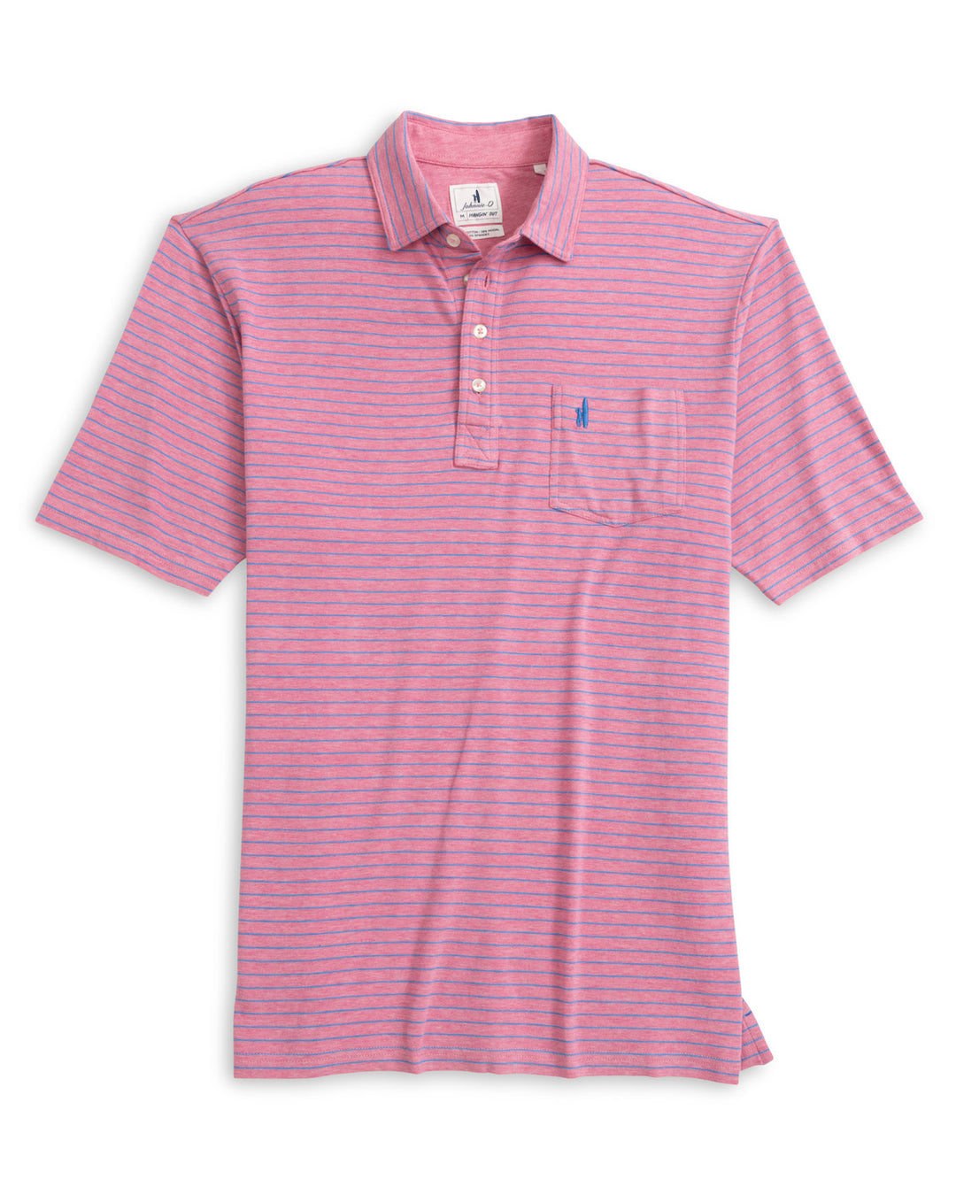 Johnnie-O Original 4-Button Polo - Ryan Stripe: Rosewater