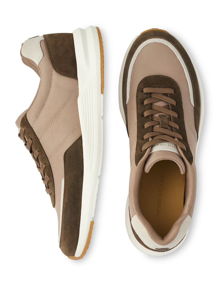 Peter Millar Journeyman Sneaker: Poplar Brown