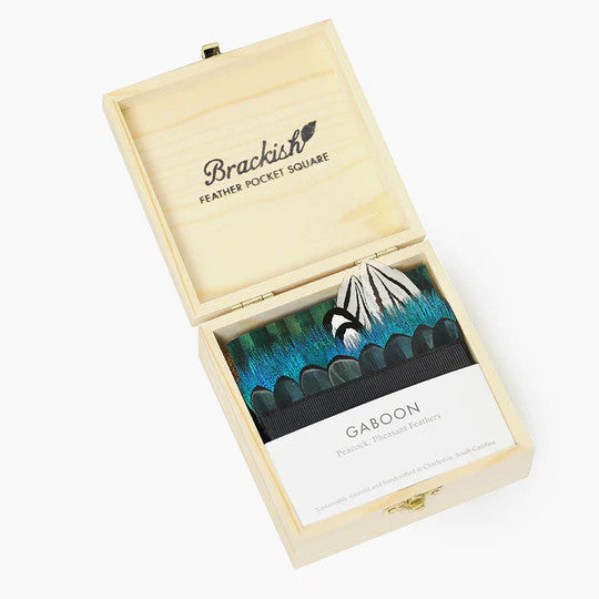 Brackish Pocket Square: Gaboon