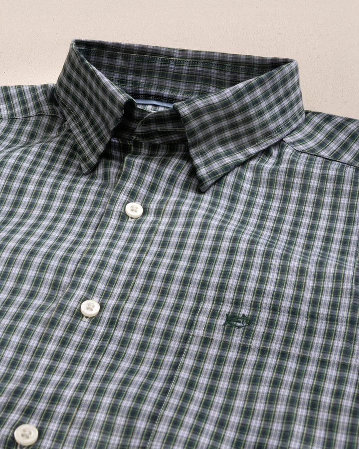 Southern Tide Gordon Tartan Charleston Sport Shirt: Salt Meadow