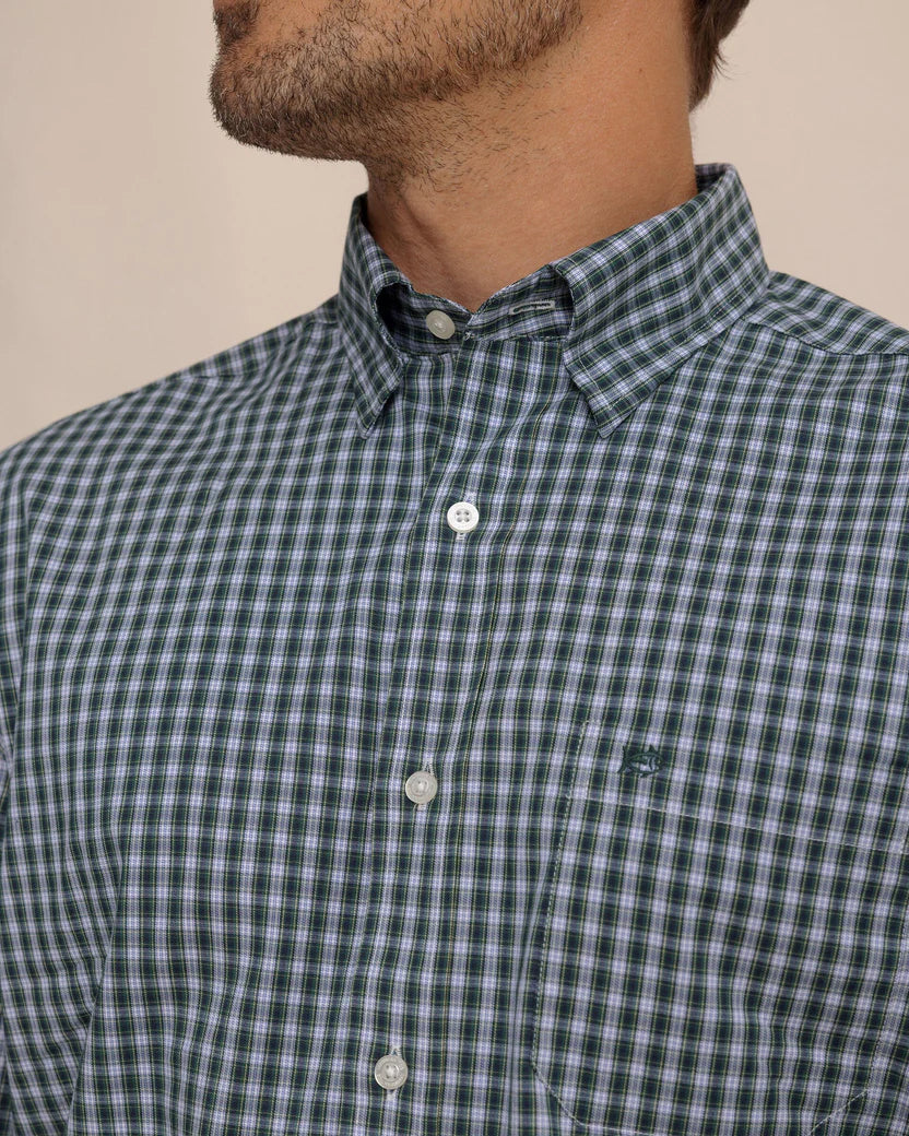 Southern Tide Gordon Tartan Charleston Sport Shirt: Salt Meadow