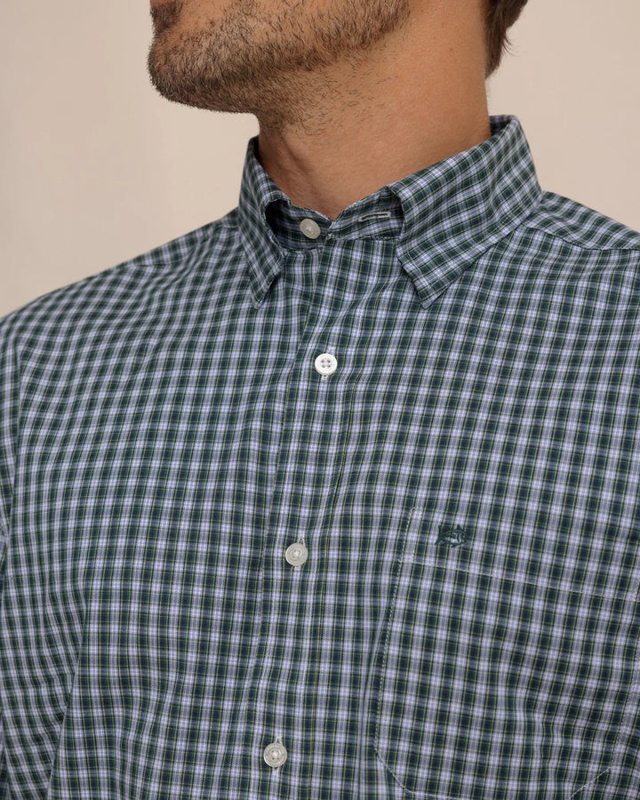 Southern Tide Gordon Tartan Charleston Sport Shirt: Salt Meadow