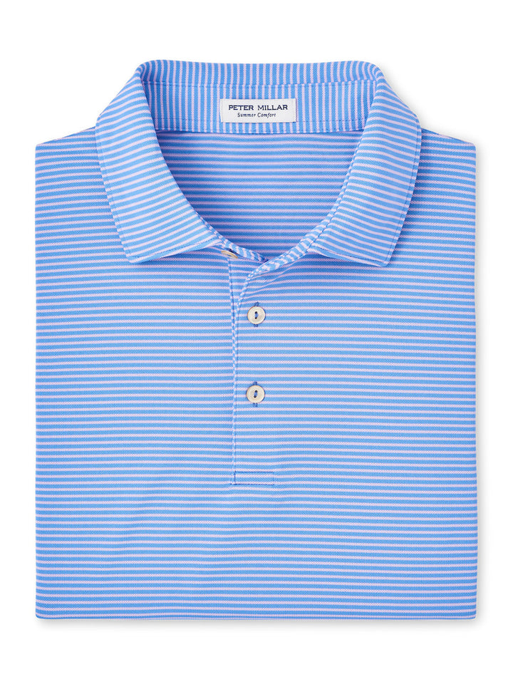 Peter Millar Grace Performance Mesh Polo: Liberty Blue