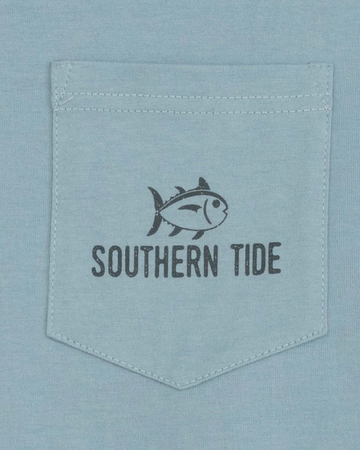 Southern Tide Gradient Carabiner Long Sleeve T-Shirt: Mountain Spring Blue