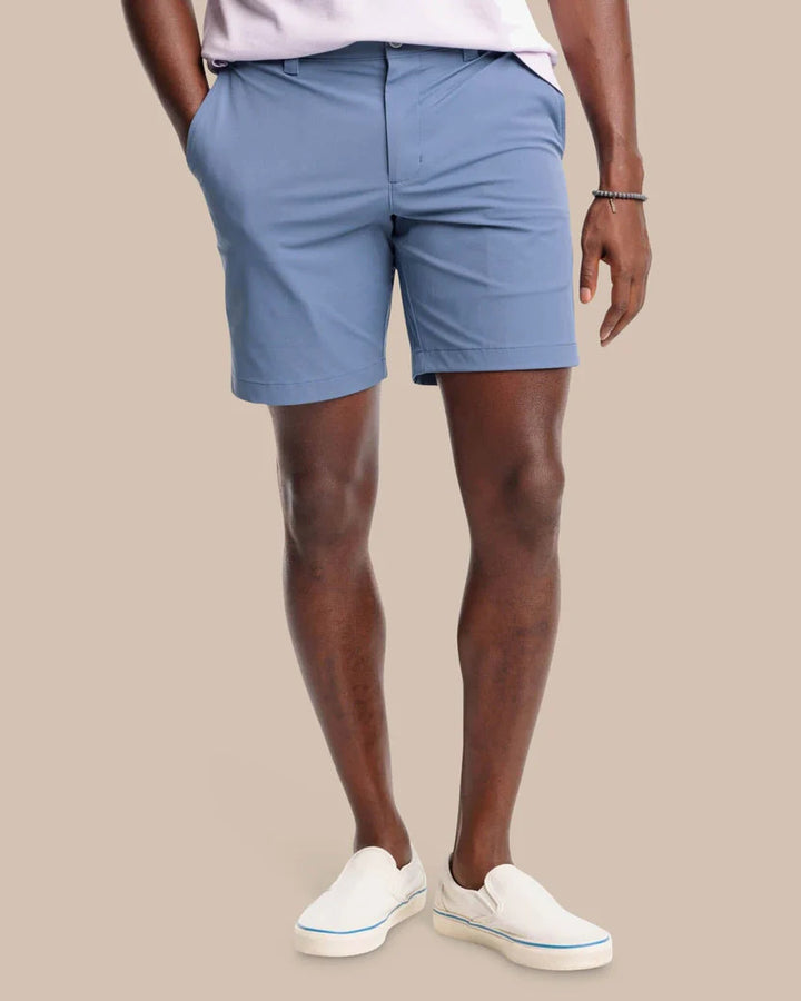 Southern Tide brrr°®-die 8" Performance Short: Dark Seas