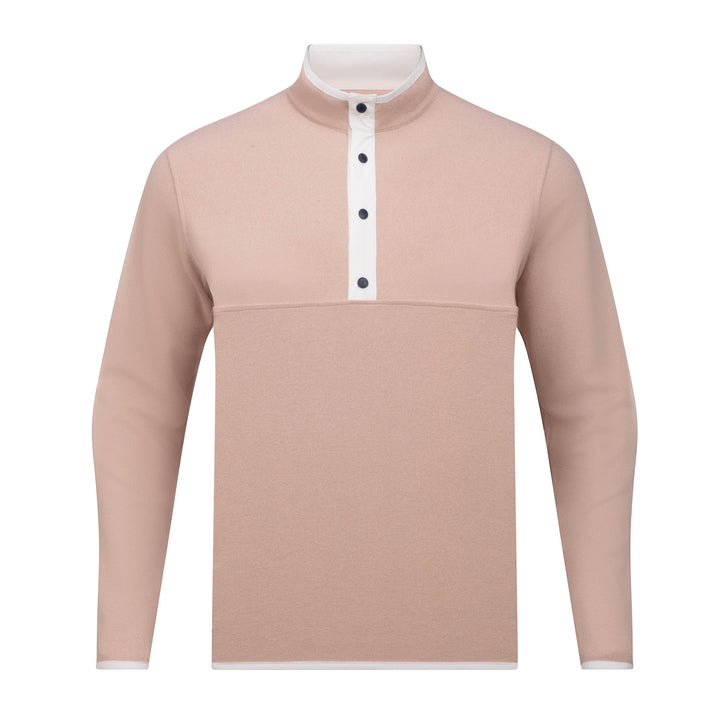 Harlestons The Dockside Fleece Pullover: Sweetgrass