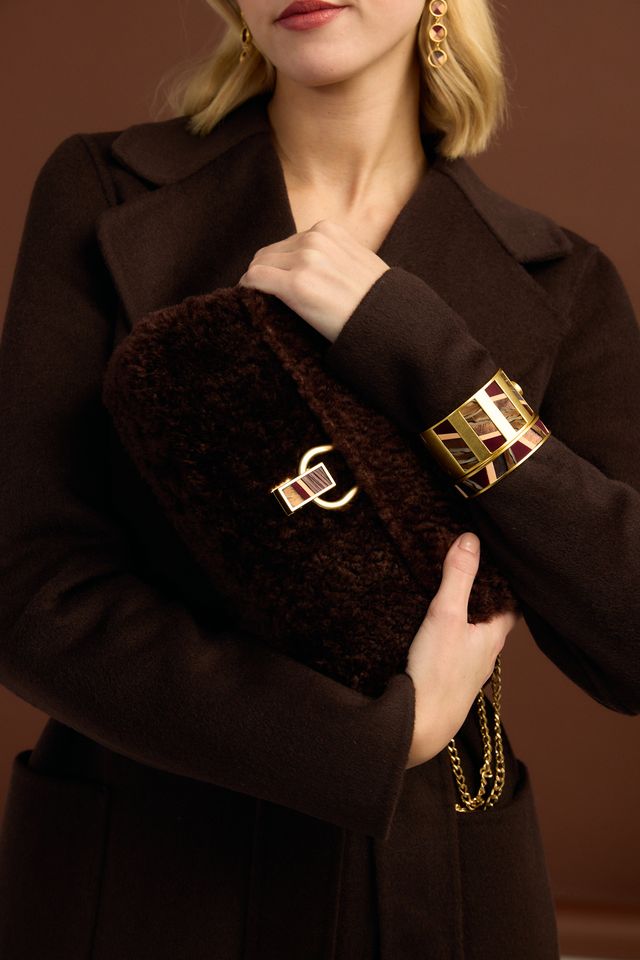 Brackish Hillingdon Shearling Handbag