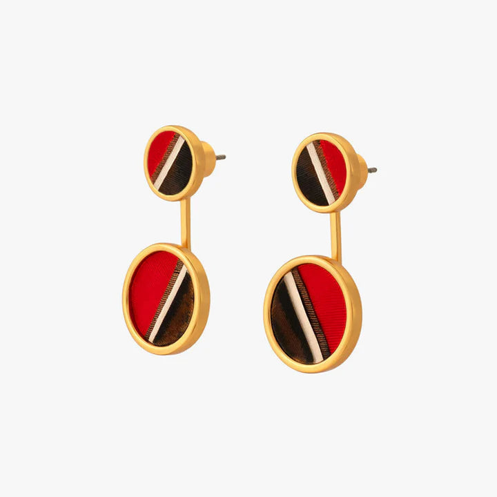 Brackish Hazel Stud Earring