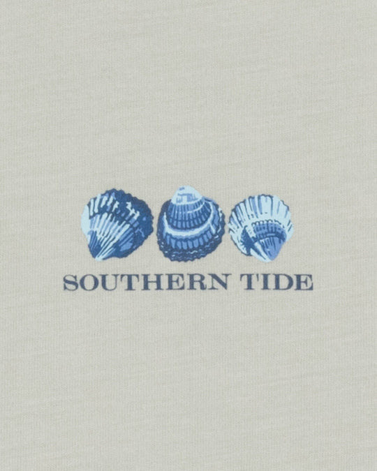 Southern Tide Heather Skipack Shell Fill T-Shirt: Heather Slate Grey