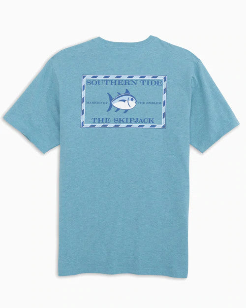 Southern Tide Original Skipjack T-Shirt: Heather Niagara