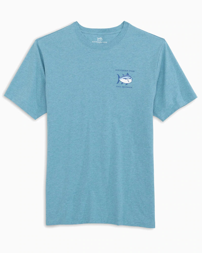 Southern Tide Original Skipjack T-Shirt: Heather Niagara