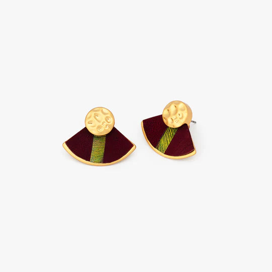 Brackish Hoback Stud Earring