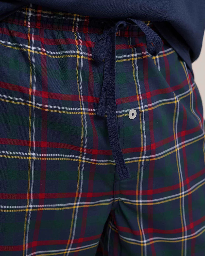 Southern Tide Holiday Tartan Lounge Pant: Dress Blue