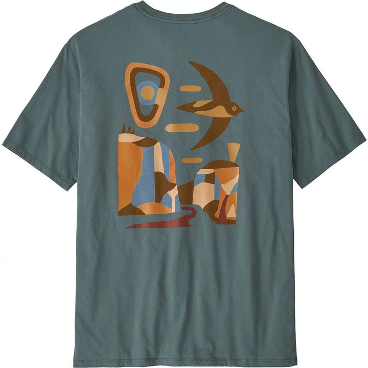 Patagonia Men's Granite Swift Organic T-Shirt: Nouvea Green