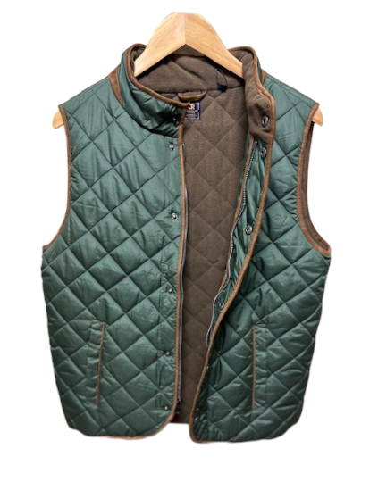 Craig Reagin Quilted Vest: Hunter