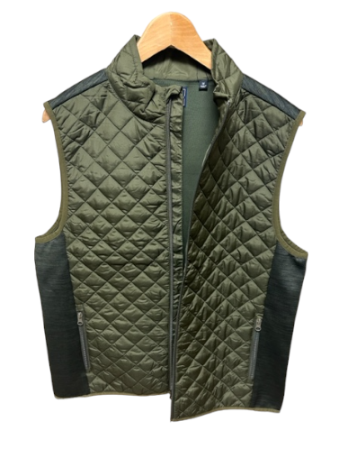 Craig Reagin Hybrid Quilted Vest: Olive